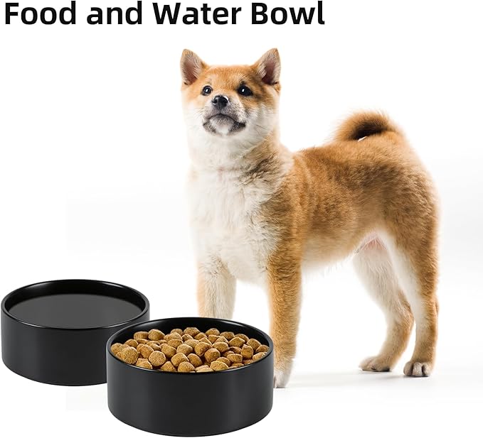 Ceramic 6.1inch Non-Slip Dog Food and Water Bowl - Image 4