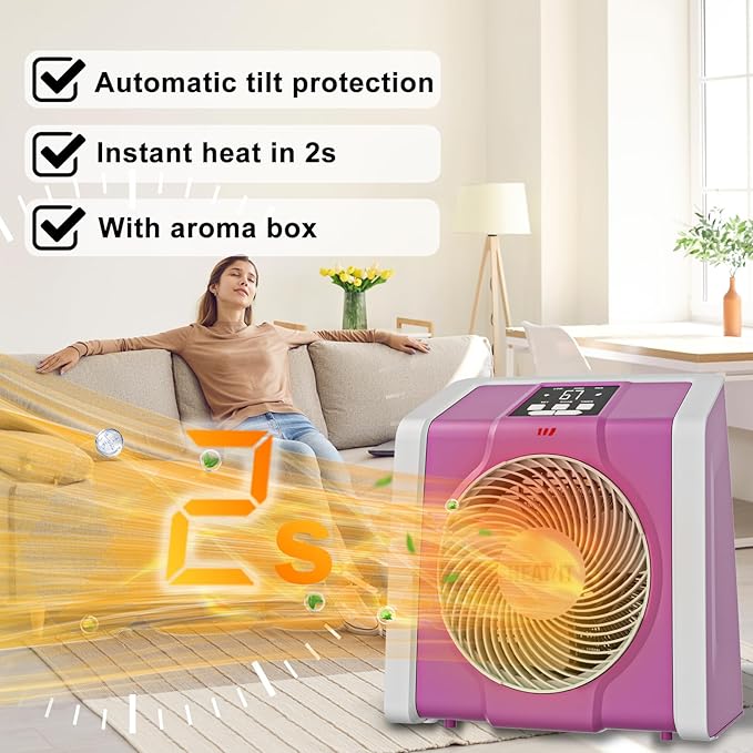 HEATIT Space Heater for Indoor, Digital Display - Image 2