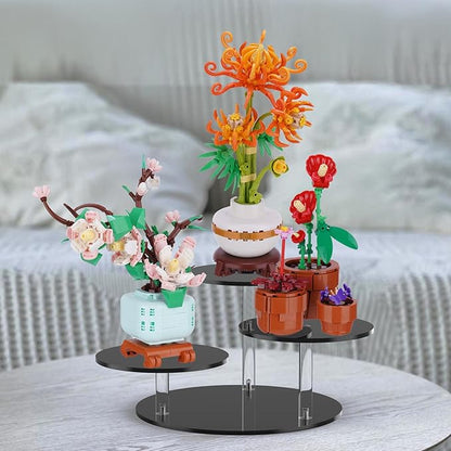 NiHome Black Acrylic Display Stand - Image 2