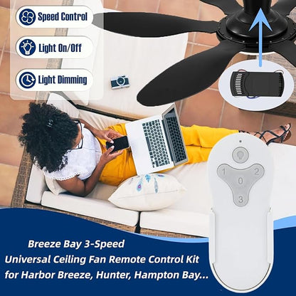 KUJCE10311/ KUJCE10712 Ceiling Fan Remote Control Kit - Image 2
