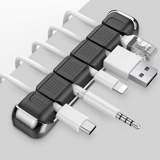 AHASTYLE Cable Organizer Holder 5 Slots Desktop Cord Wire Clips Keeper by AHASTYLE