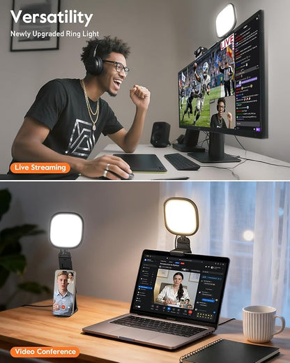 Upgraded Ring Light for Laptop, Monitor & Desk – Eye-Caring Diffused LED - Image 3