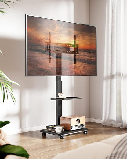 ECOTINY Steel Base Rolling TV Stand - Image 8