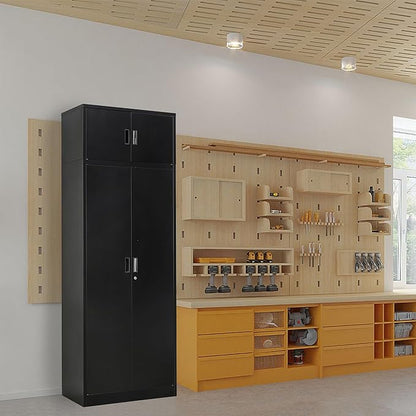 Storage Cabinet, 87 Inch Tall Metal Storage Cabinet - Image 7