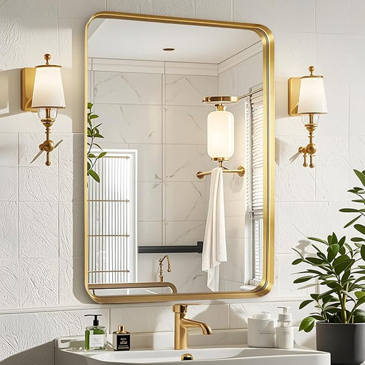 Fabuday Gold Bathroom Mirror by Fabuday