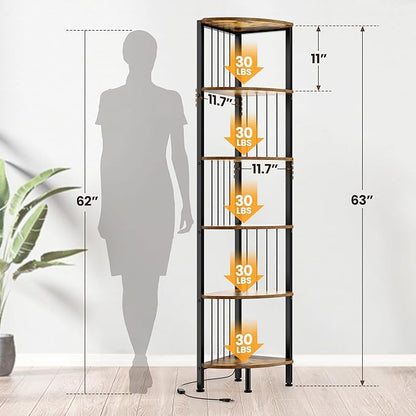 MonaSixy 6 Tier Corner Shelf - Image 2