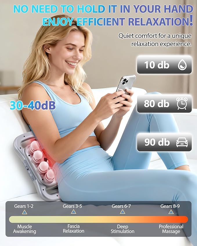 16-Head Massage Gun, Deep Tissue Percussion Massager - Image 2