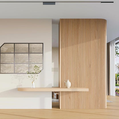 Art3d 4 Pc 96"x5.7" Wood Slat Wall Panel - Image 6