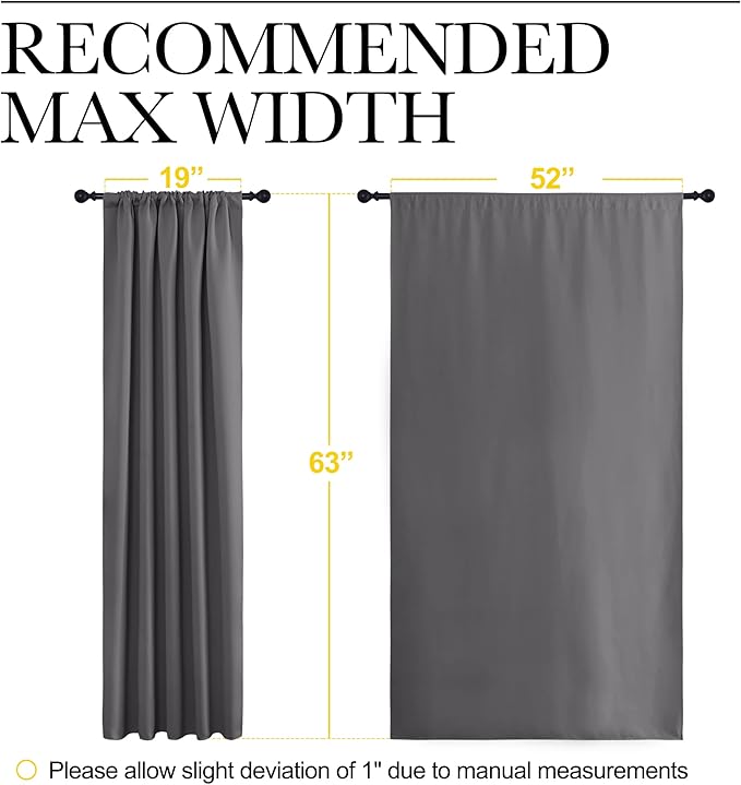 NICETOWN Blackout Curtain Panels - Image 9