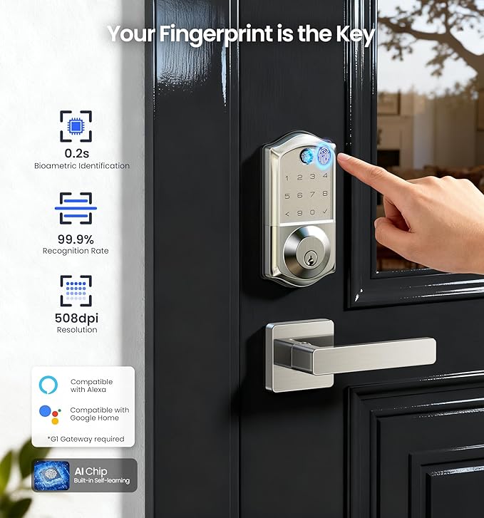 Veise VE017-B Fingerprint Smart Lock - Image 8