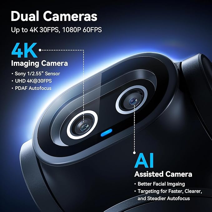 EMEET PIXY Dual-Camera AI-Powered PTZ Camera 4K - Image 4