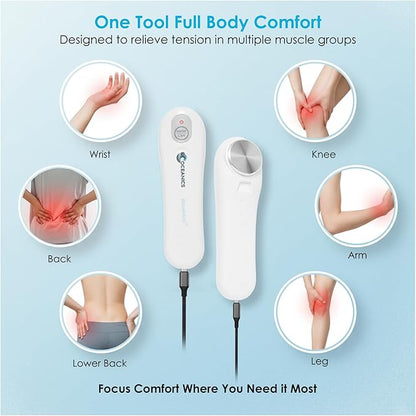 Portable Drug Free Muscle Recovery massage gun Compact Therapy Device Built - Image 7
