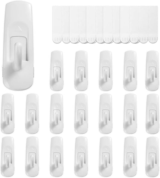 20 Large Hooks+28 Removable Strips, Heavy Duty by MOVELYST