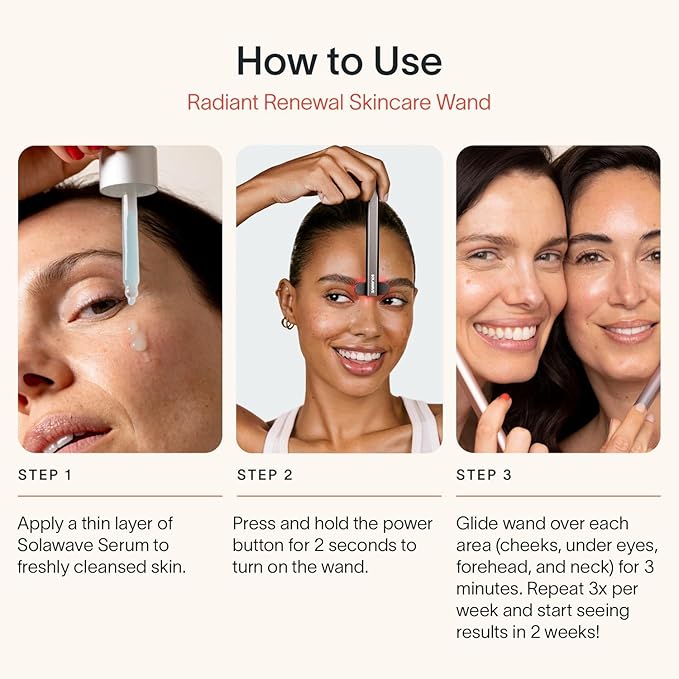 Solawave 4-in-1 Red Light Therapy Wand - Image 5