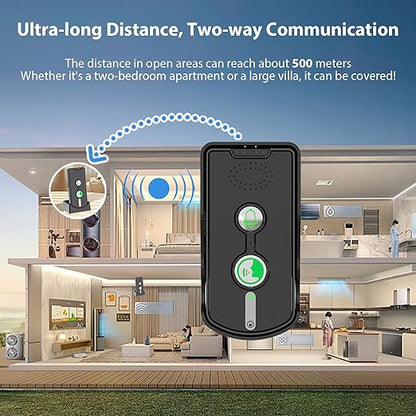 Swokely Rechargeable Wireless Intercom Unit, 2-Way Talking, 500 Meter Talking - Image 5