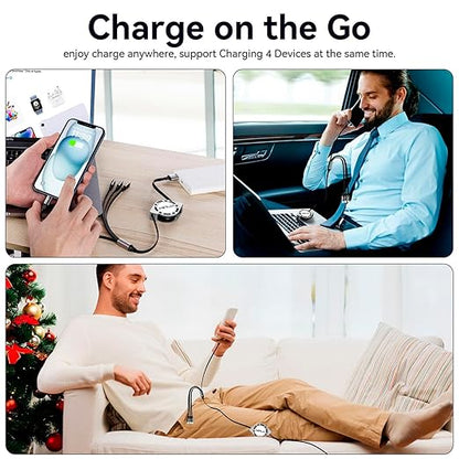MINLU Multi Charging Cable 4A, 4 in 1 Multi USB Cable - Image 7