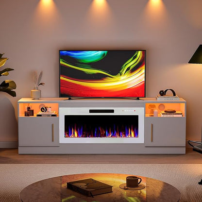 VITESSE TV Stand Fireplace - Image 7