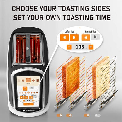 2 Slice Toaster, Smart Toaster - Image 4