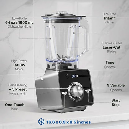 Home Blender, 1400W High-Speed Blender - Image 6