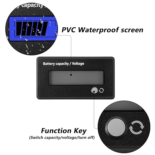 Frienda Dc 12v 24v 36v 48v 72v Battery Meter - Image 3