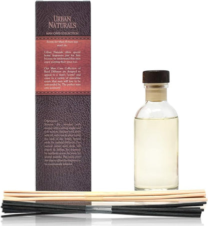 Urban Naturals Leather Mahogany Reed Diffuser Oil Set - Image 3