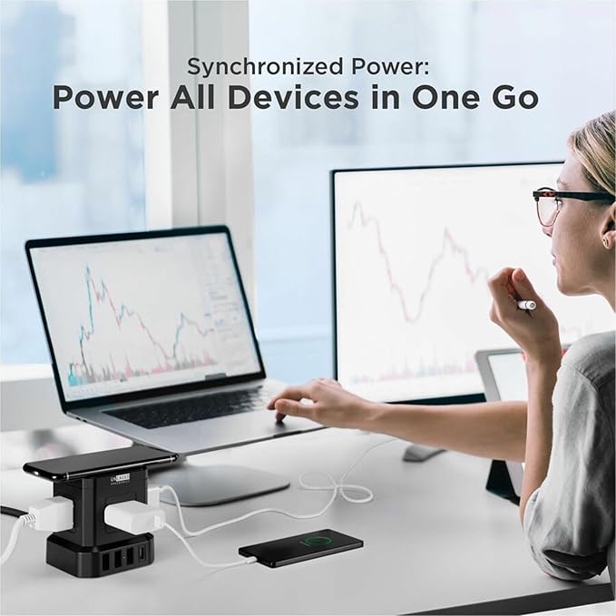 Uncaged Ergonomics Wireless Charger Cube Power Strip - Image 4
