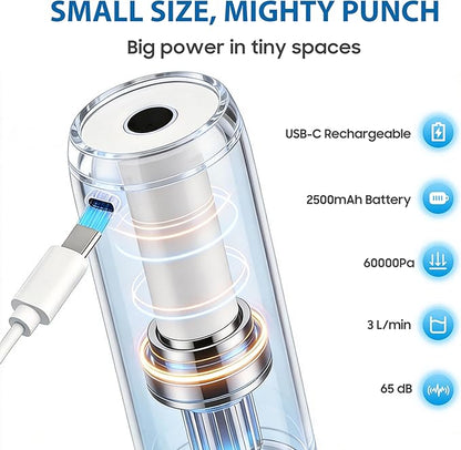 Handheld Vacuum Sealer for Food Storage, Cordless Mini Vacuum Pump - Image 6