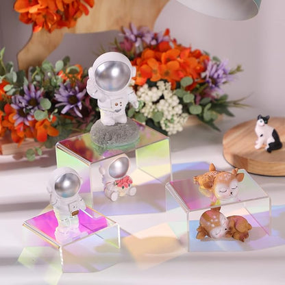 Chuangdi 2 Sets Acrylic Display Risers, Product Stand, Jewelry Display Riser - Image 6
