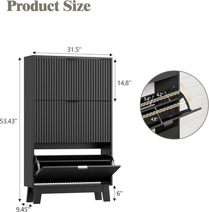 Shoe Cabinet Storage for Entryway - Image 2