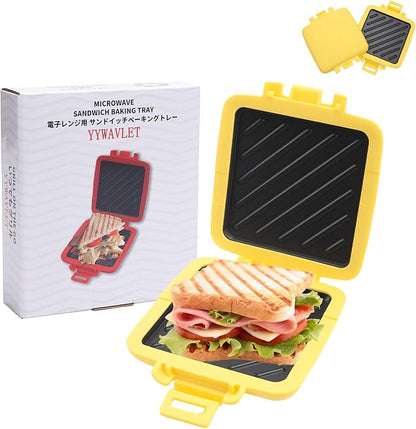 Microwave Sandwich Maker, Heat-Resistant Silicone Rubber Shell, Advanced by Unknown