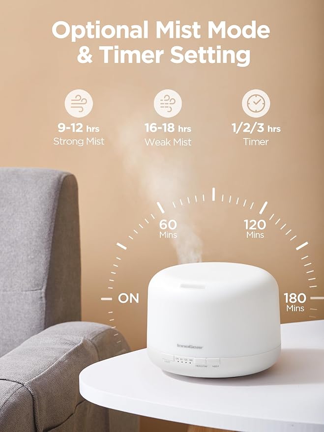 InnoGear 500ml Essential Oil Diffuser - Image 3