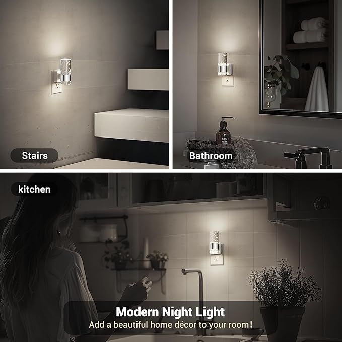 JandCase Night Light, Night Lights Plug into Wall, LED Nightlight - Image 6