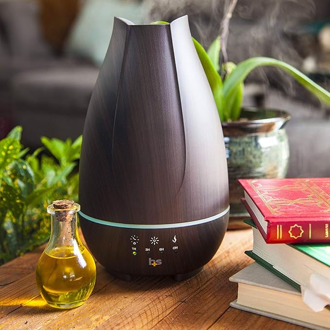 HealthSmart Essential Oil Diffuser, Cool Mist Humidifier and Aromatherapy - Image 2