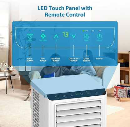 8, 000 BTU Portable Air Conditioner, AC Unit - Image 3