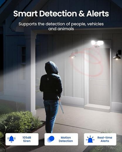 REOLINK Elite Pro Floodlight PoE, 16MP Dual Lens PoE Security Camera - Image 4