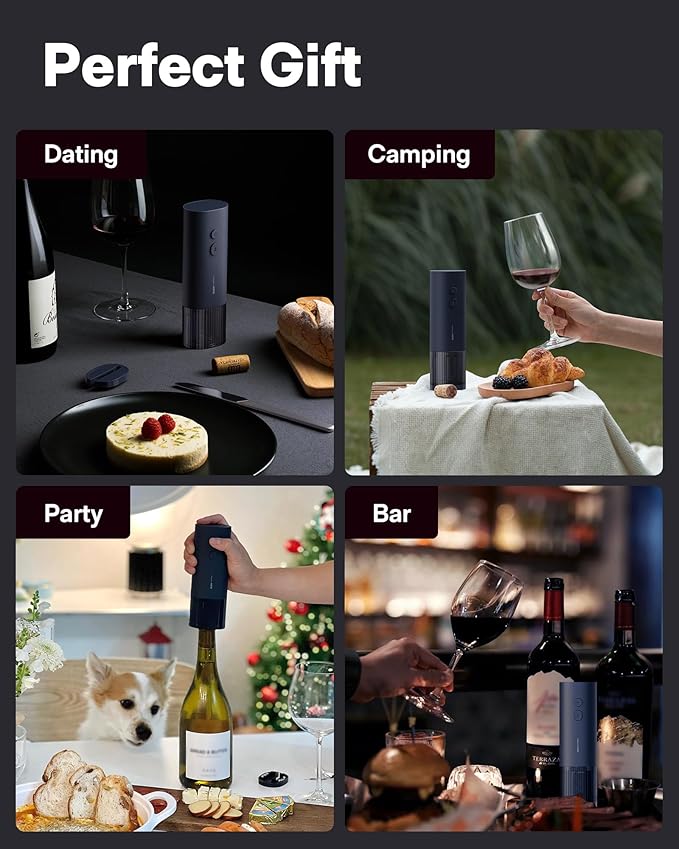 HOTO Electric Wine Opener, Automatic Bottle Opener - Image 3