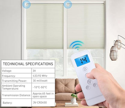 14 Channel Controller for Roller Shades Remote Control for Motorized Windows - Image 5