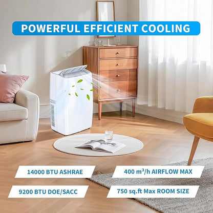 Portable Air Conditioners 14, 000 BTU, Portable AC Units - Image 3