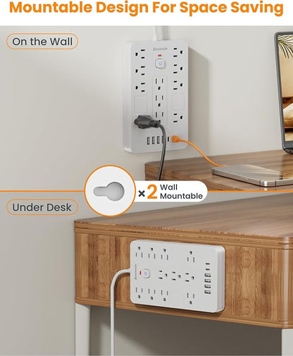 Bawmwim Surge Protector Power Strip - Image 7