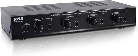 Pyle 4 Channel Speaker Selector Switch by PyleUSA