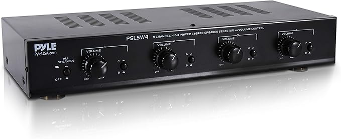 Pyle 4 Channel Speaker Selector Switch by PyleUSA