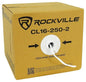 Rockville CL16-250-2 16 AWG 250ft Speaker Wire, CL2 Rated, 100% OFC Copper by Rockville