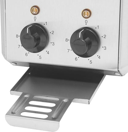 2 Slice Electric Sandwich Toaster, 600W per Slot - Image 7