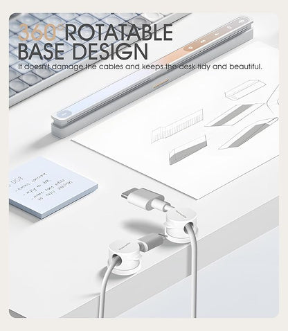 9 Pack Spring Cord Organizer Cable Clips, 2025 Latest Nearockle Phone Charging - Image 6
