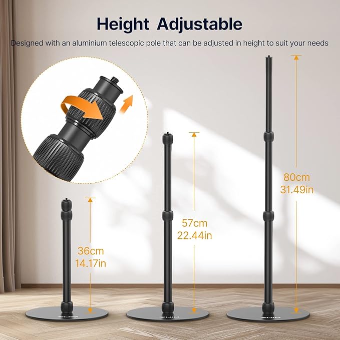 jusmo LS09 Aluminum Projector Floor Stand - Image 8
