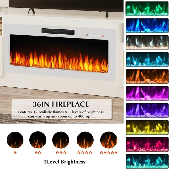 Lemberi Fireplace tv Stand - Image 2