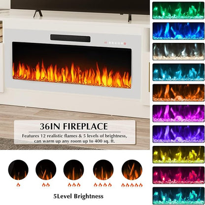 Lemberi Fireplace tv Stand - Image 2