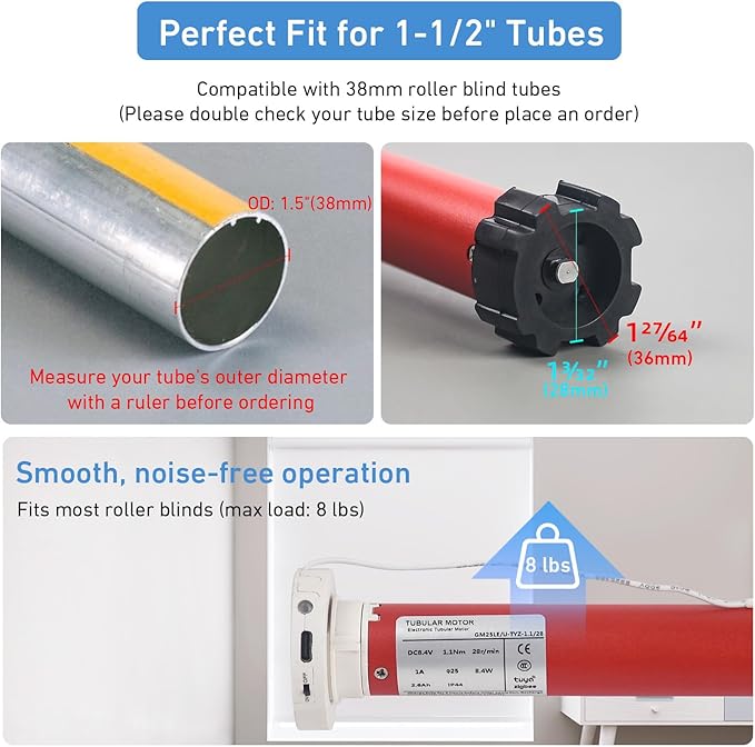 Zigbee Roller Blinds Motor – Smart Tubular Motor - Image 6