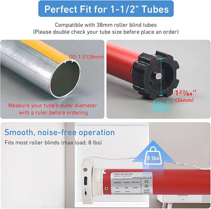 Zigbee Roller Blinds Motor – Smart Tubular Motor - Image 6