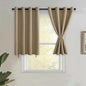 JIUZHEN Short Curtains Kitchen Half Window Blackout Curtains by JIUZHEN